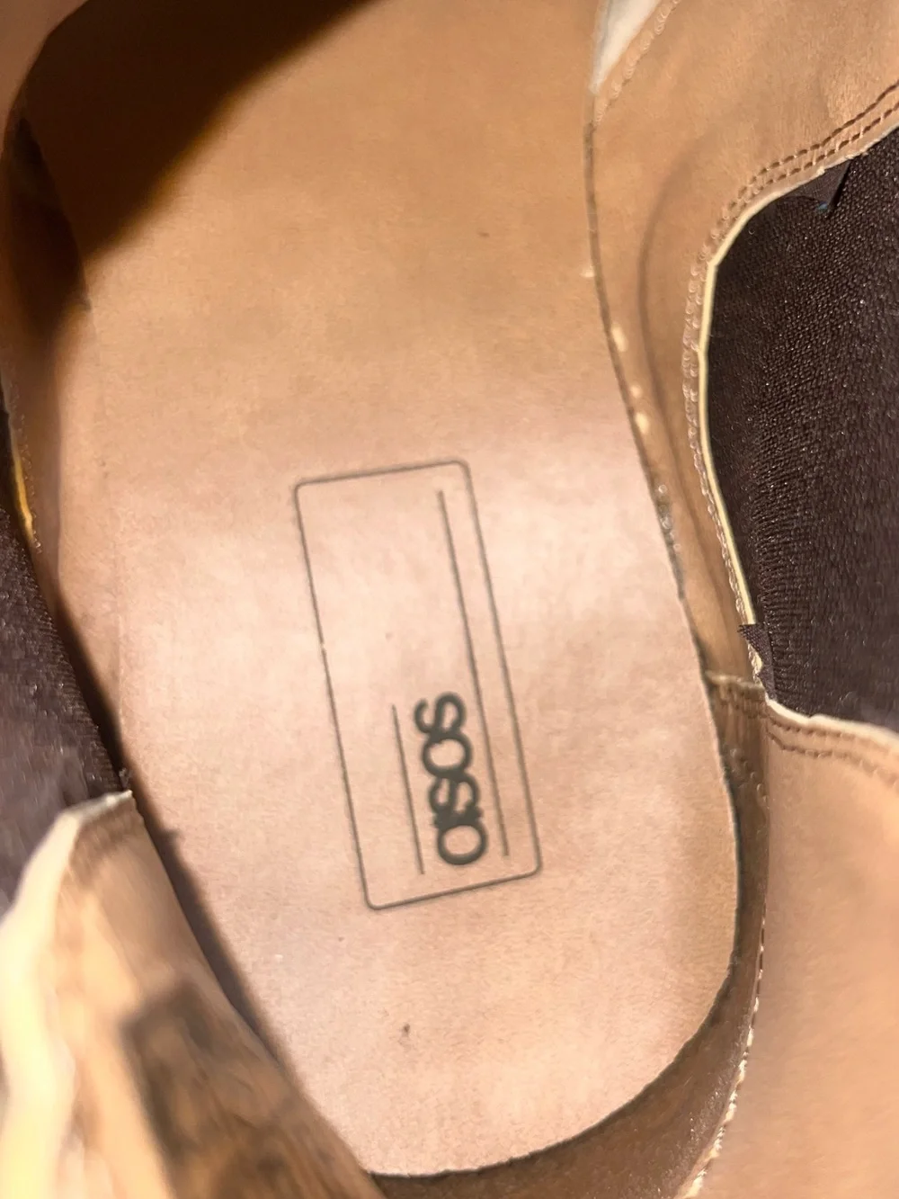ASOS DESIGN Men’s Suade Chelsea Boots Brown-Like New Worn Once